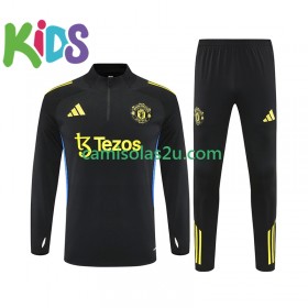 Manchester United Criança Sweat de Treino Conjunto Preto 2025/26